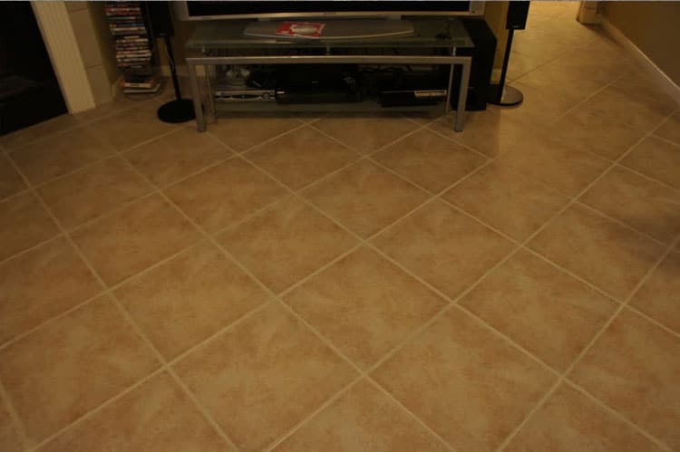 Tile and Grout Floor