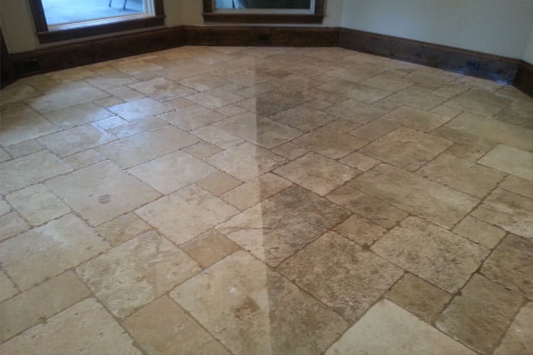 Travertine Floor Restoration