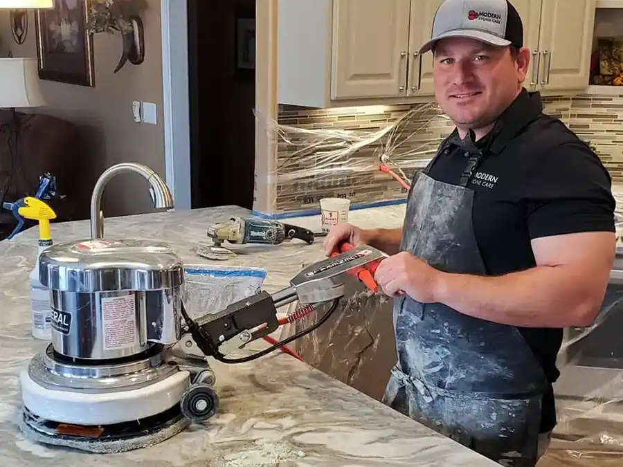 countertop stone cleaning