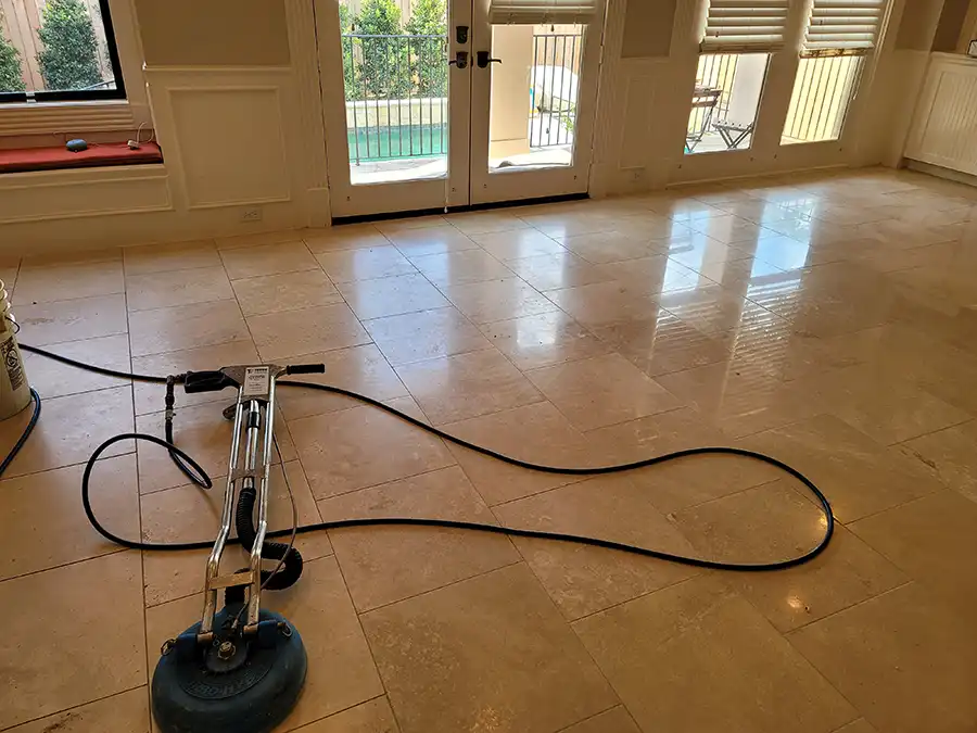 Tile Floor Cleaning Houston image before