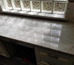 marble counter after