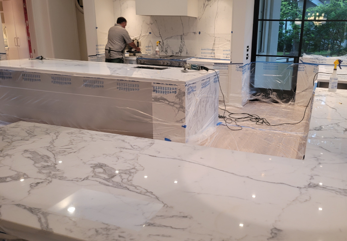 Modern Stone Care Scratches & Lippage